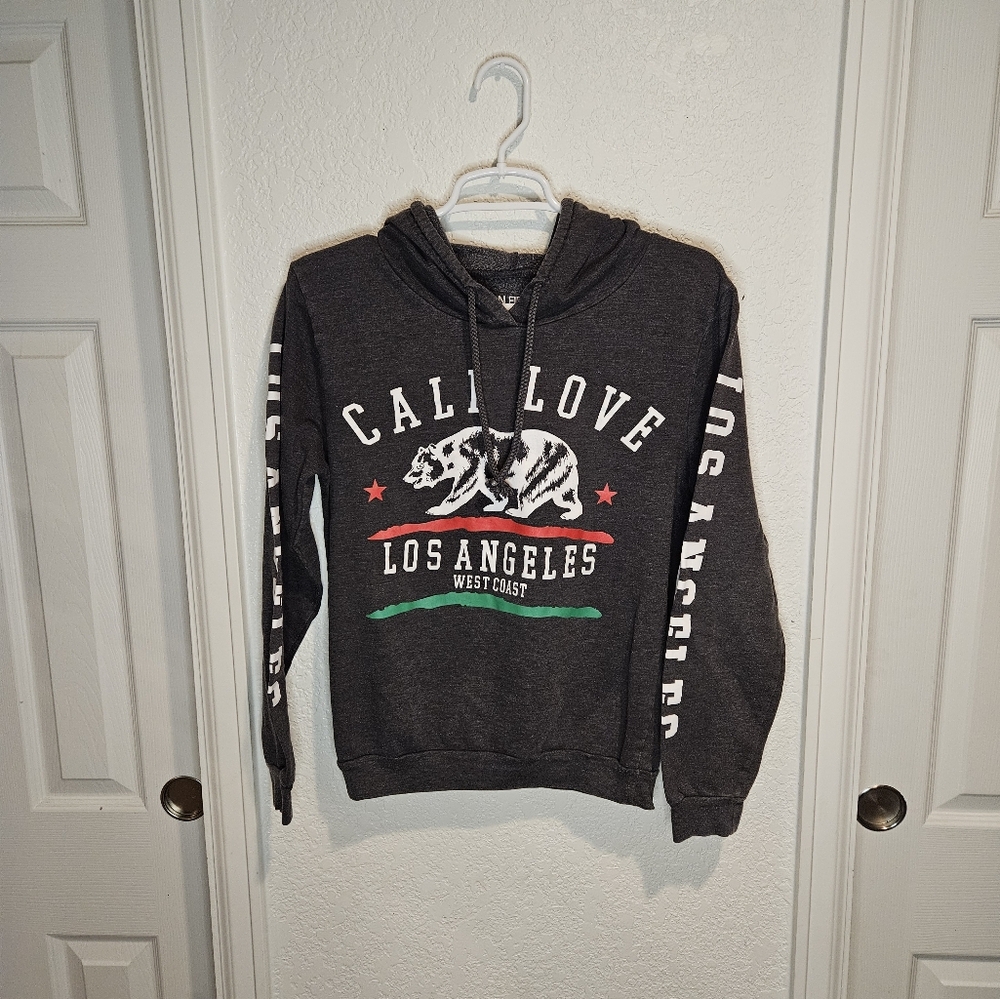 Los Angeles Woman's Gray Hoodie Size Large